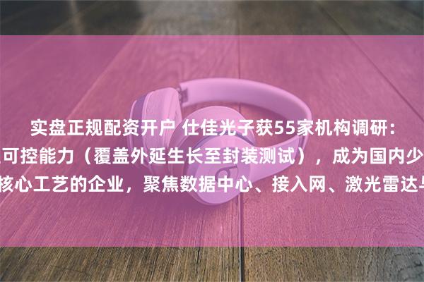 实盘正规配资开户 仕佳光子获55家机构调研：公司基于全产业链自主可控能力（覆盖外延生长至封装测试），成为国内少数掌握DFB激光器核心工艺的企业，聚焦数据中心、接入网、激光雷达与传感新兴市场三大战略方向（附调研问答）