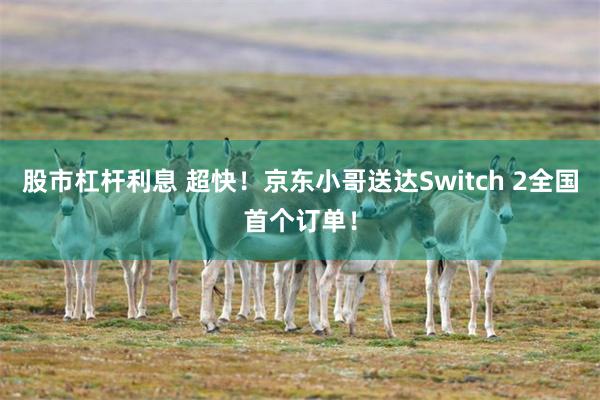 股市杠杆利息 超快！京东小哥送达Switch 2全国首个订单！